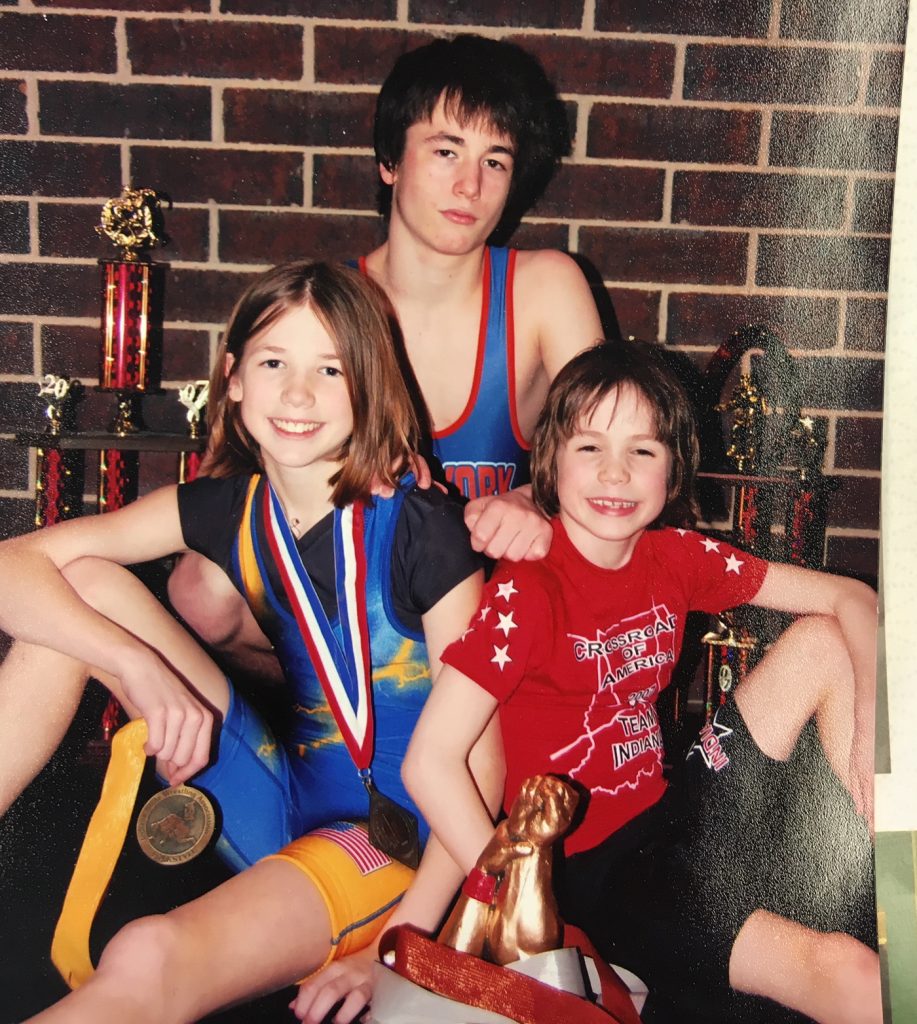 Sarah, Cory, Drew early years