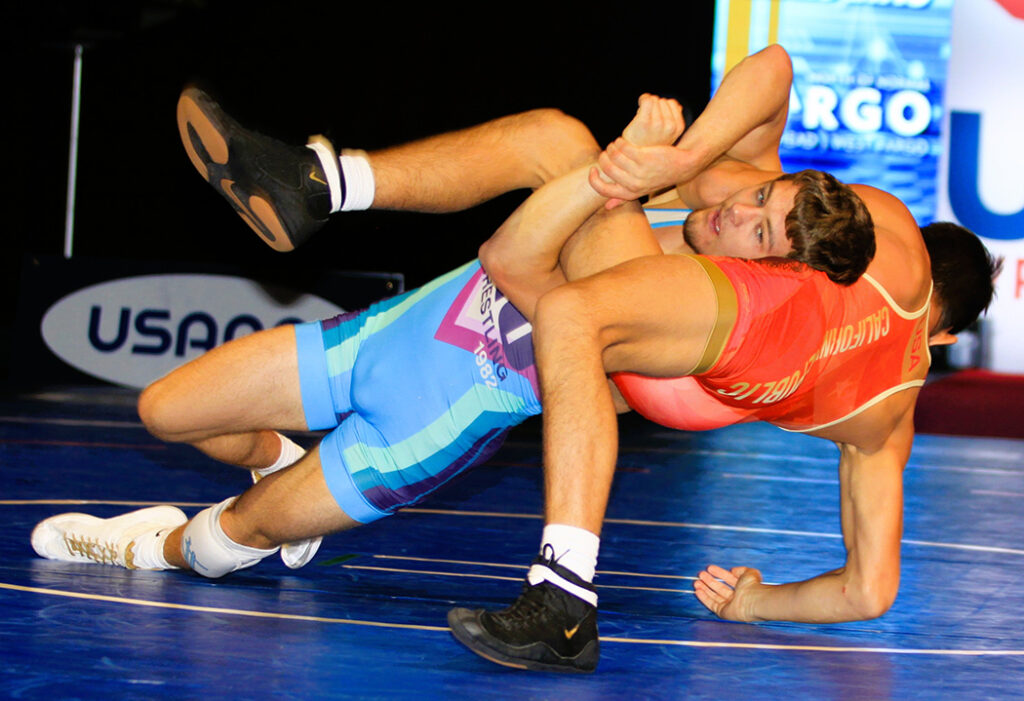 145 pound finals Dutton MO winner Mens JR FS 2022