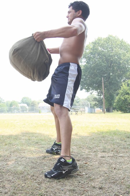 Sandbag Power Clean